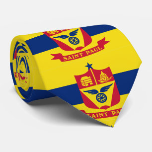Flag of St Paul, Minnesota Tie