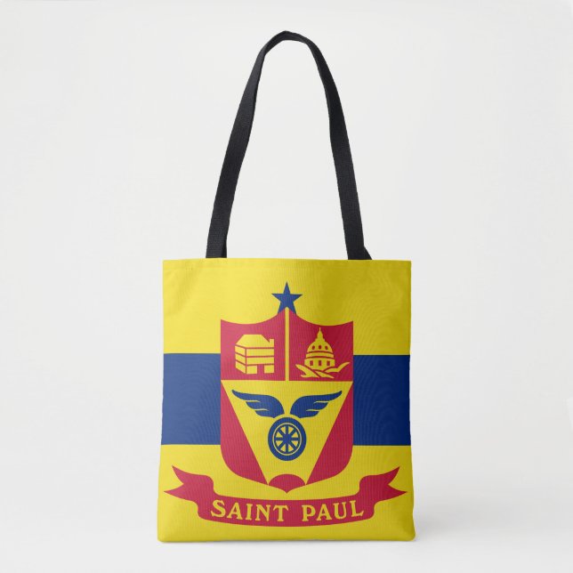Flag of St Paul, Minnesota Tote Bag (Front)