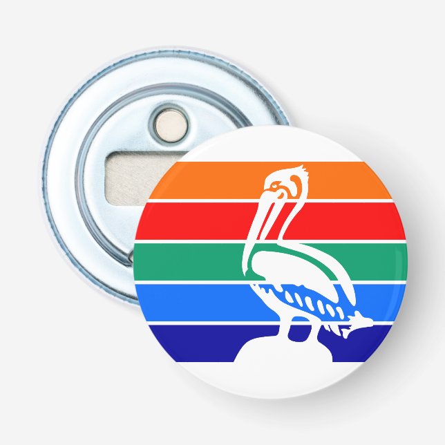 Flag of St. Petersburg, Florida Bottle Opener (Front)