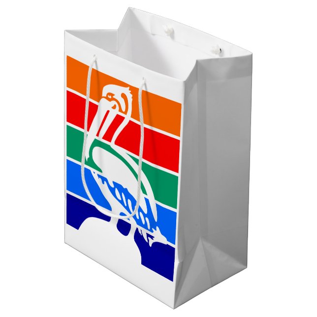 Flag of St. Petersburg, Florida Medium Gift Bag (Front Angled)