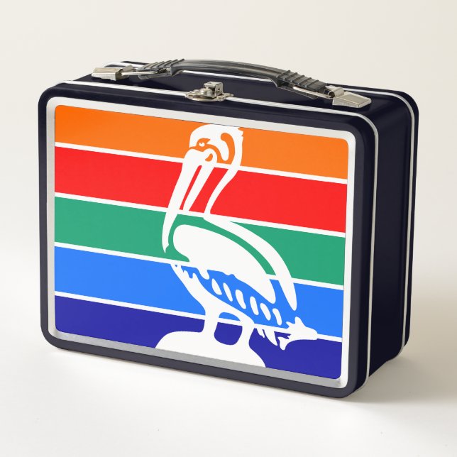 Flag of St. Petersburg, Florida Metal Lunch Box (Front)