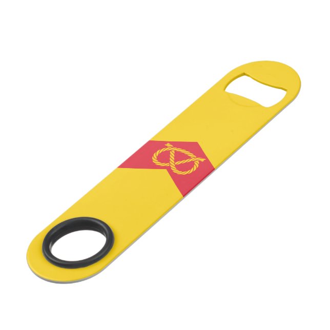 Flag of Staffordshire Bar Key (Front Angled)