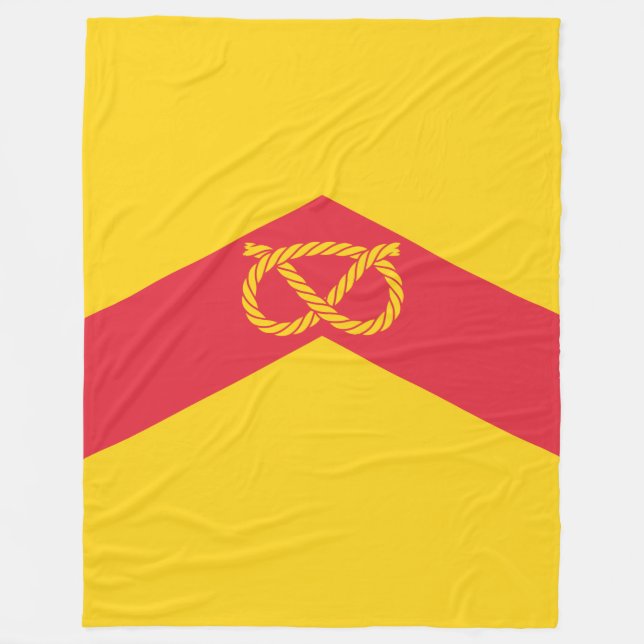 Flag of Staffordshire Fleece Blanket (Front)