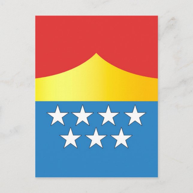 Flag of Stars and Crown Postcard (Front)