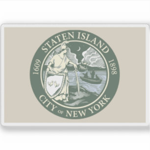 Flag of Staten Island, New York City, USA