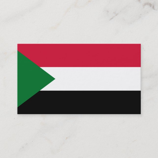 Flag of Sudan Business Cards (Front)