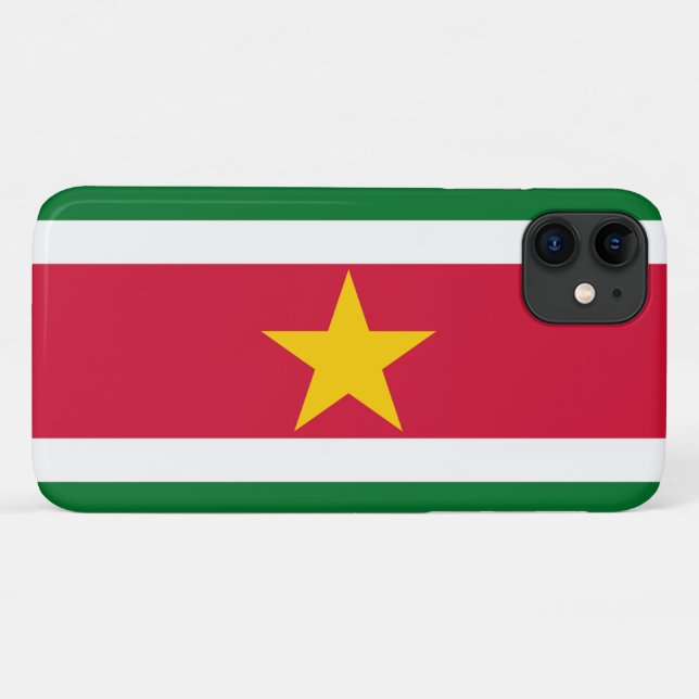 Flag of Suriname Case-Mate iPhone Case (Back (Horizontal))