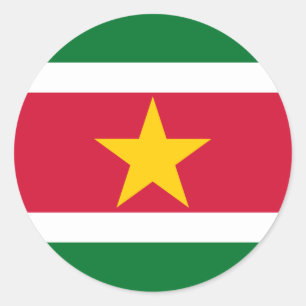Flag of Suriname Sticker