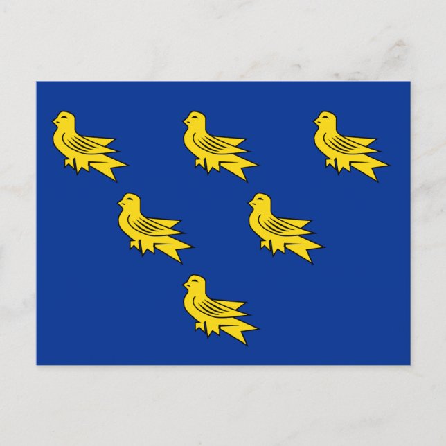 Flag of Sussex Postcard (Front)