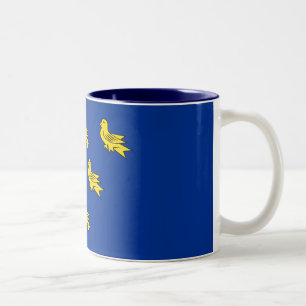 Flag of Sussex Two-Tone Coffee Mug