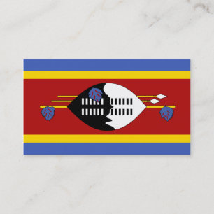 Flag of Swaziland Business Cards