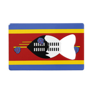 Flag of Swaziland Credit Card Bottle Opener