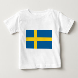 Flag of Sweden Baby T-Shirt