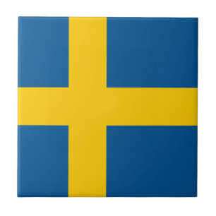 Flag of Sweden Ceramic Tile