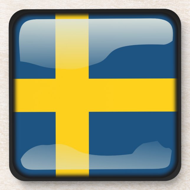 Flag of Sweden Coaster (Front)