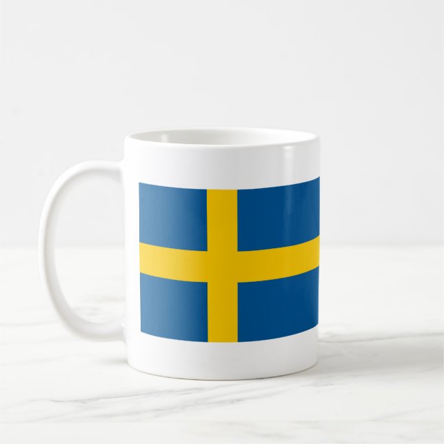 Flag of Sweden Coffee Mug (Left)