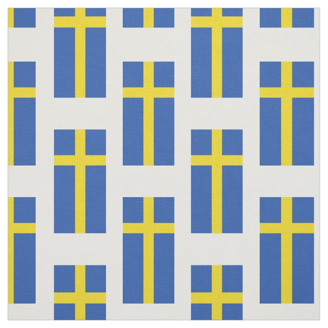 Flag of Sweden Fabric (Swatch)