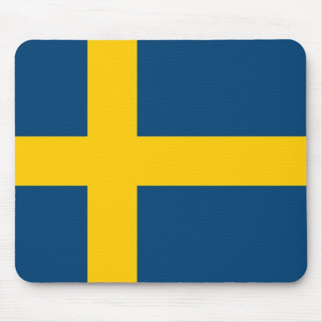 Flag of Sweden Mouse Mat (Front)