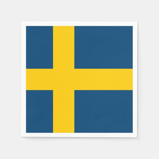 Flag of Sweden Napkin (Front)
