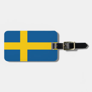 Flag of Sweden Personalised Luggage Tag
