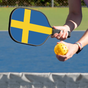 Flag of Sweden Pickleball Paddle