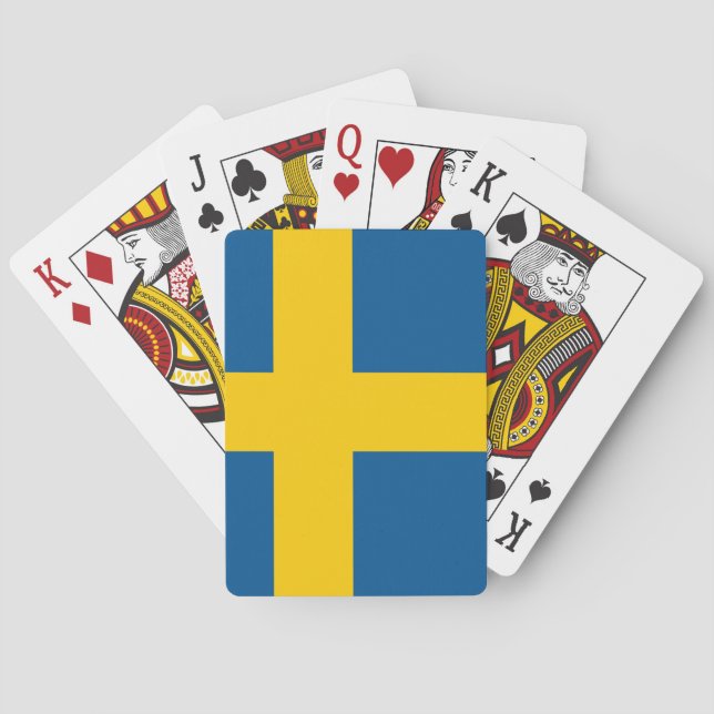 Flag of Sweden Playing Cards (Back)