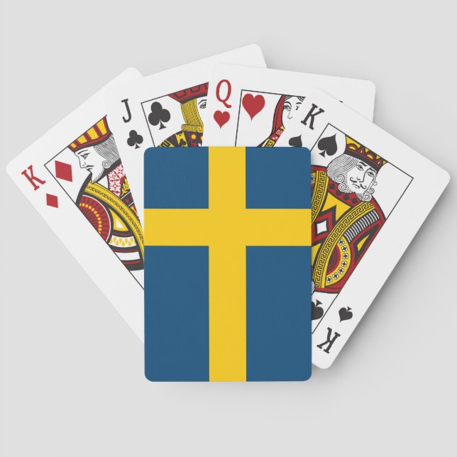 Flag of Sweden Playing Cards (Back)