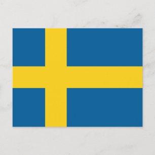Flag of Sweden Postcard