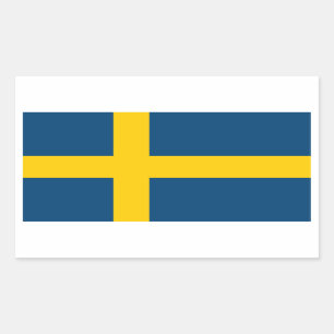 Flag of Sweden Rectangular Sticker