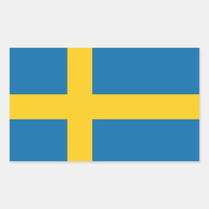 Flag of Sweden Rectangular Sticker