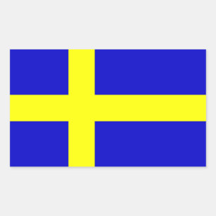 Flag of Sweden Rectangular Sticker