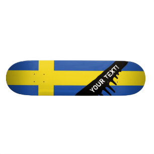 Flag of Sweden Skateboard