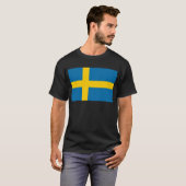 Flag of Sweden T-Shirt (Front Full)