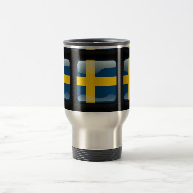 Flag of Sweden Travel Mug (Center)