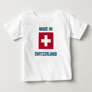 Flag of Switzerland Baby T-Shirt