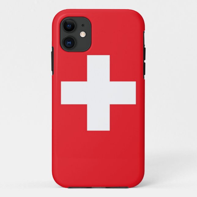 Flag of Switzerland Case-Mate iPhone Case (Back)