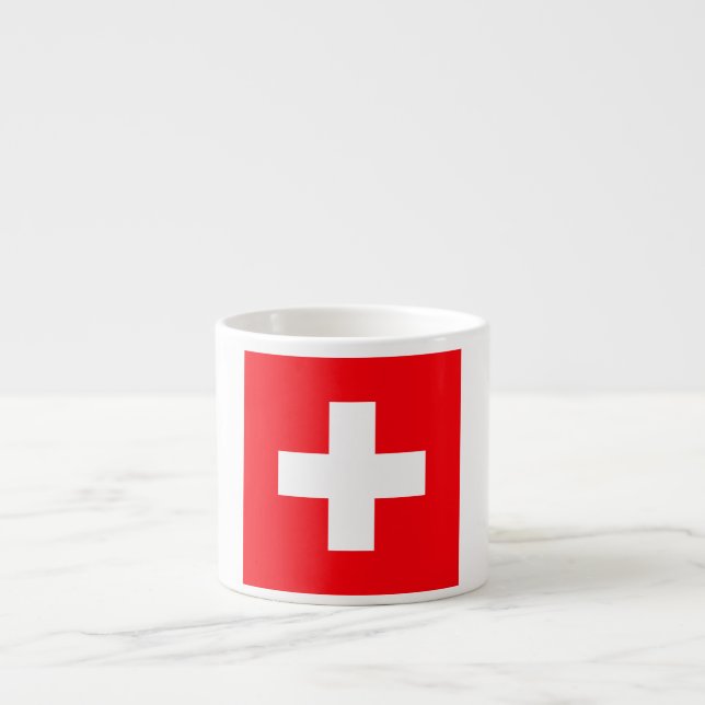 Flag of Switzerland Espresso Cup (Front)