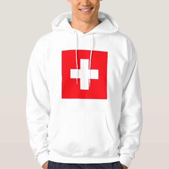 Flag of Switzerland Hoodie (Front)