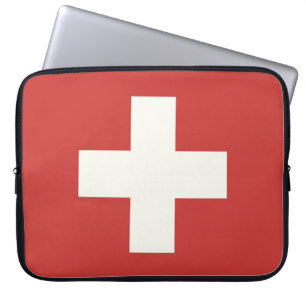 Flag of Switzerland Laptop Sleeve
