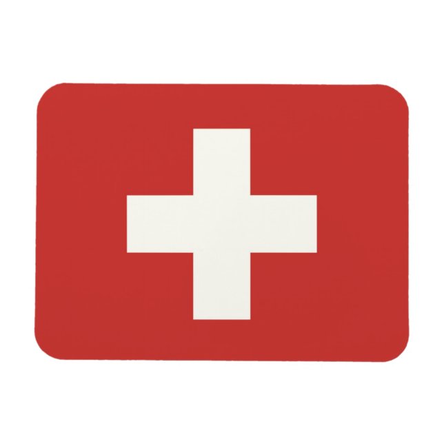 Flag of Switzerland Magnet (Horizontal)