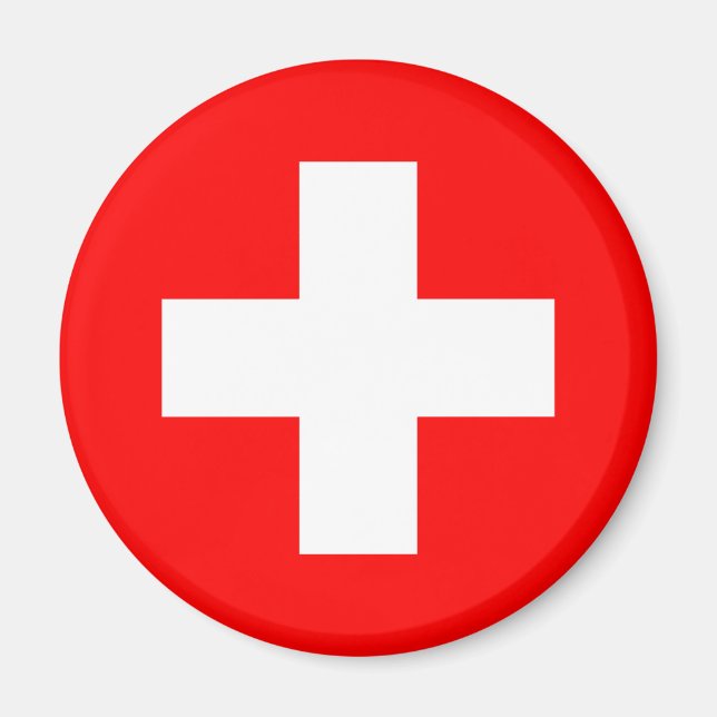 Flag of Switzerland Magnet (Front)