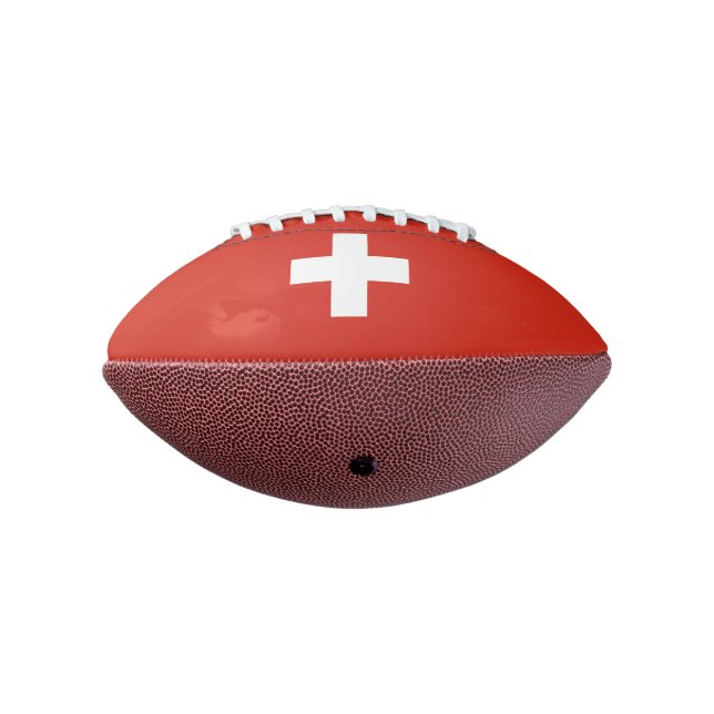 Flag of Switzerland Mini Football American Football (Rotated 270)