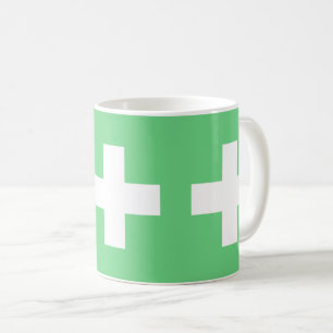 Flag of Switzerland modified - Switzerland - Suiss Coffee Mug