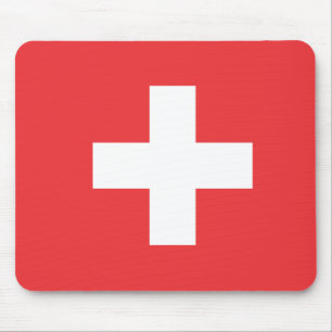 Flag of Switzerland Mouse Mat