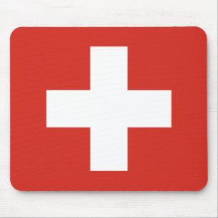 Flag of Switzerland Mouse Mat