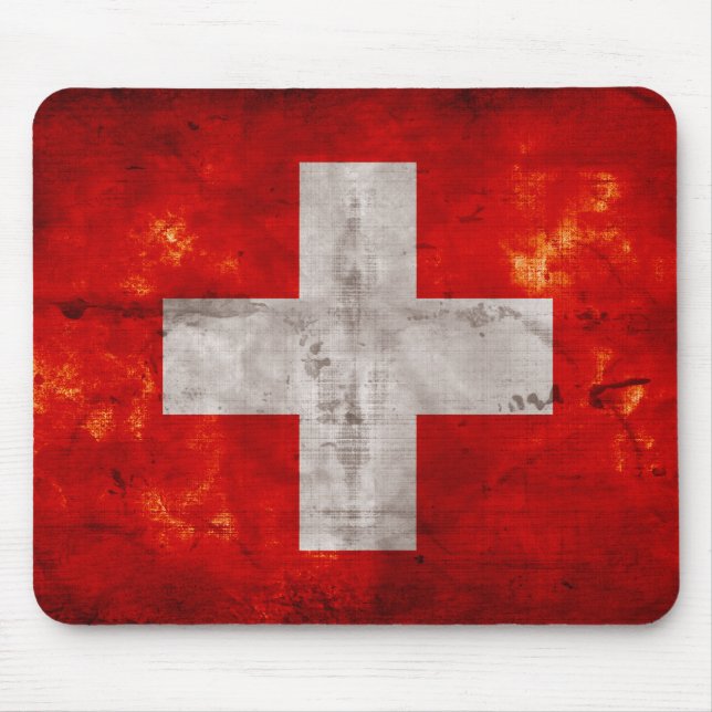 Flag of Switzerland Mouse Mat (Front)