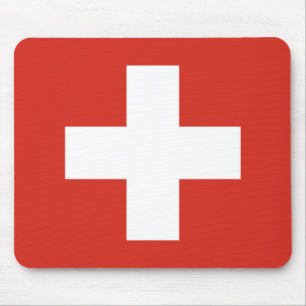 Flag of Switzerland Mouse Mat