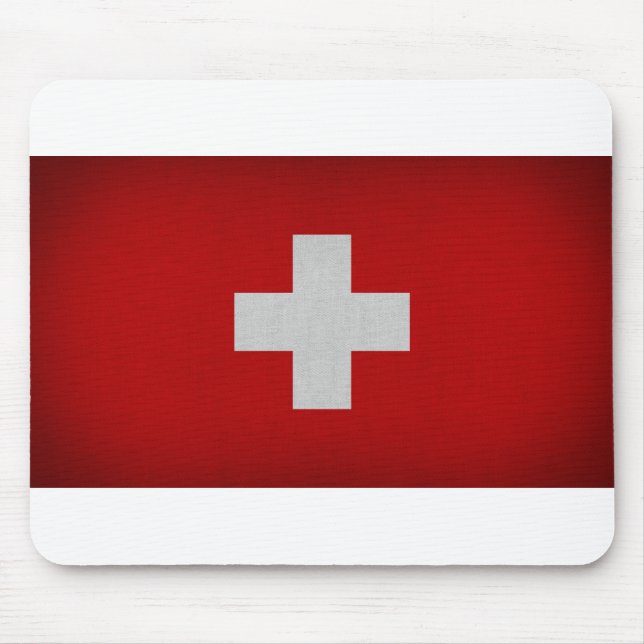 Flag of Switzerland Mouse Mat (Front)