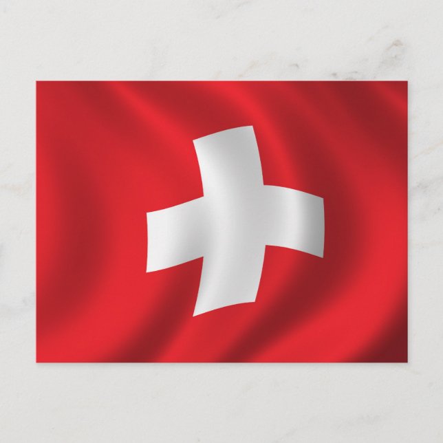 Flag of Switzerland Postcard (Front)