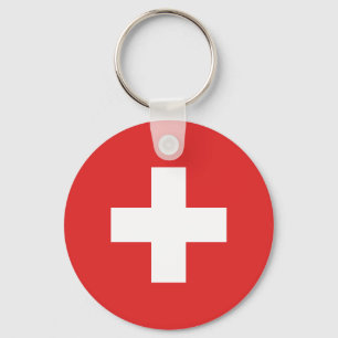 Flag of Switzerland – Schweiz – Suisse Key Ring